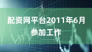 配资网平台2011年6月参加工作